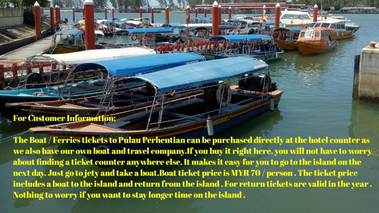 Kuala Besut Jetty Budget Hotel Ain - In Front Of Kuala Besut Jetty Exterior foto